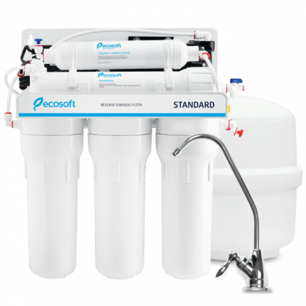 Осмос для кухни Ecosoft Standart 5-50P с насосом