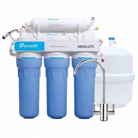 Фильтр обратного осмоса Ecosoft Absolute 6-50M с минерализатором